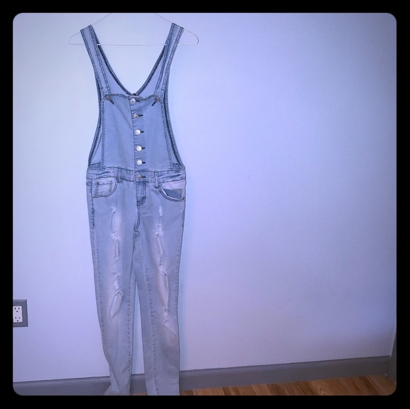 Rue21 Denim - Rue21 light denim bibs
